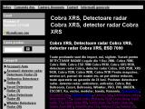 Cobra XRS, Detectoare radar Cobra XRS, detector radar Cobra XRS