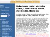 Detectoare radar, detector radar, Camere foto, video, statii radio, Romania